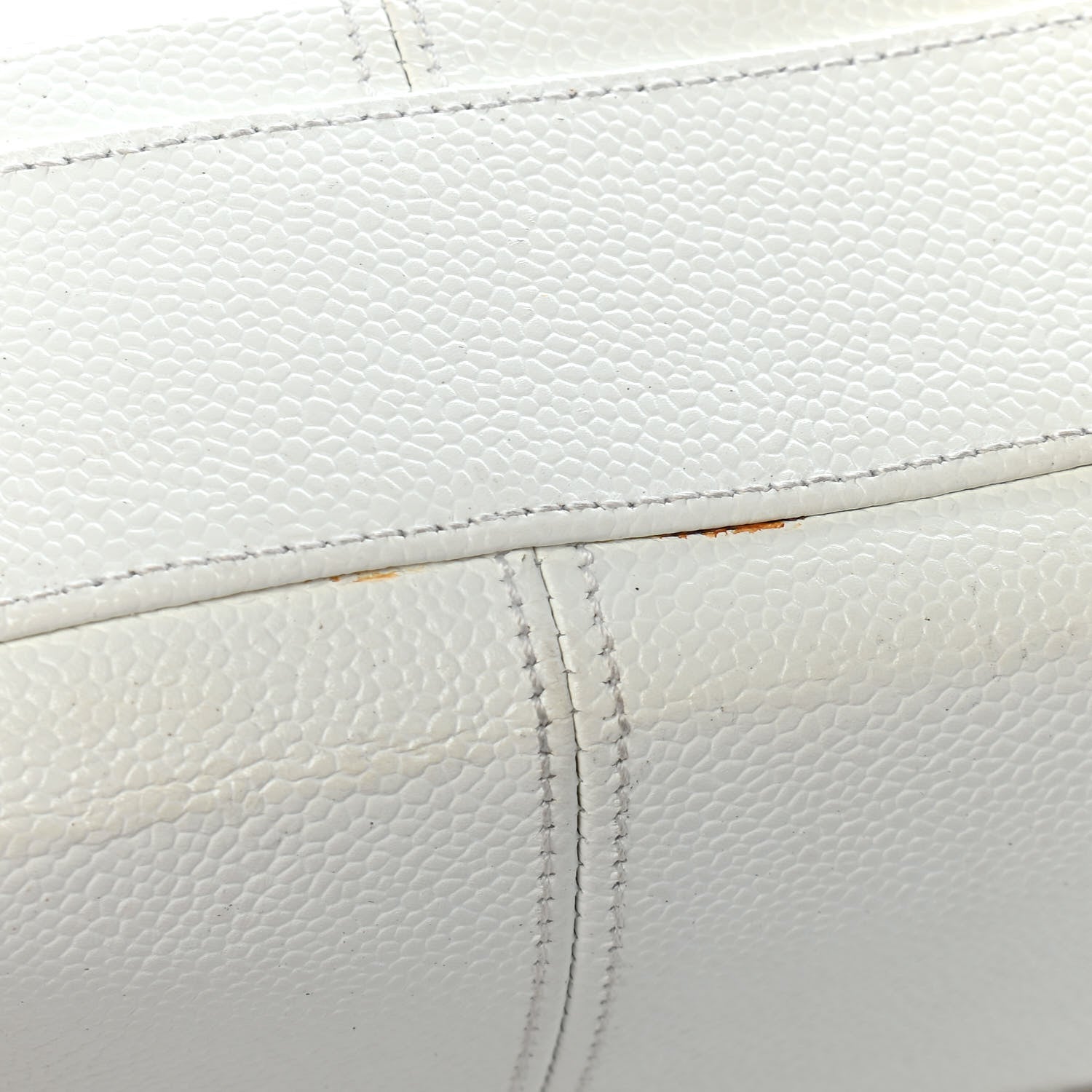 Chanel Caviar Shopper Tote White 10 of 11