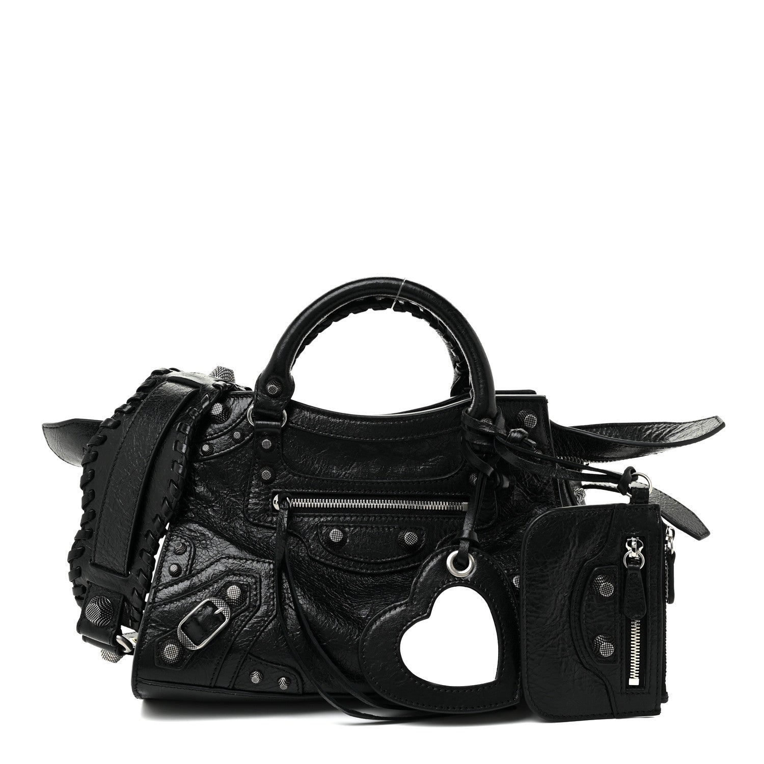 Balenciaga Agneau Arena Neo Cagole Handbag XS Black 1 of 8