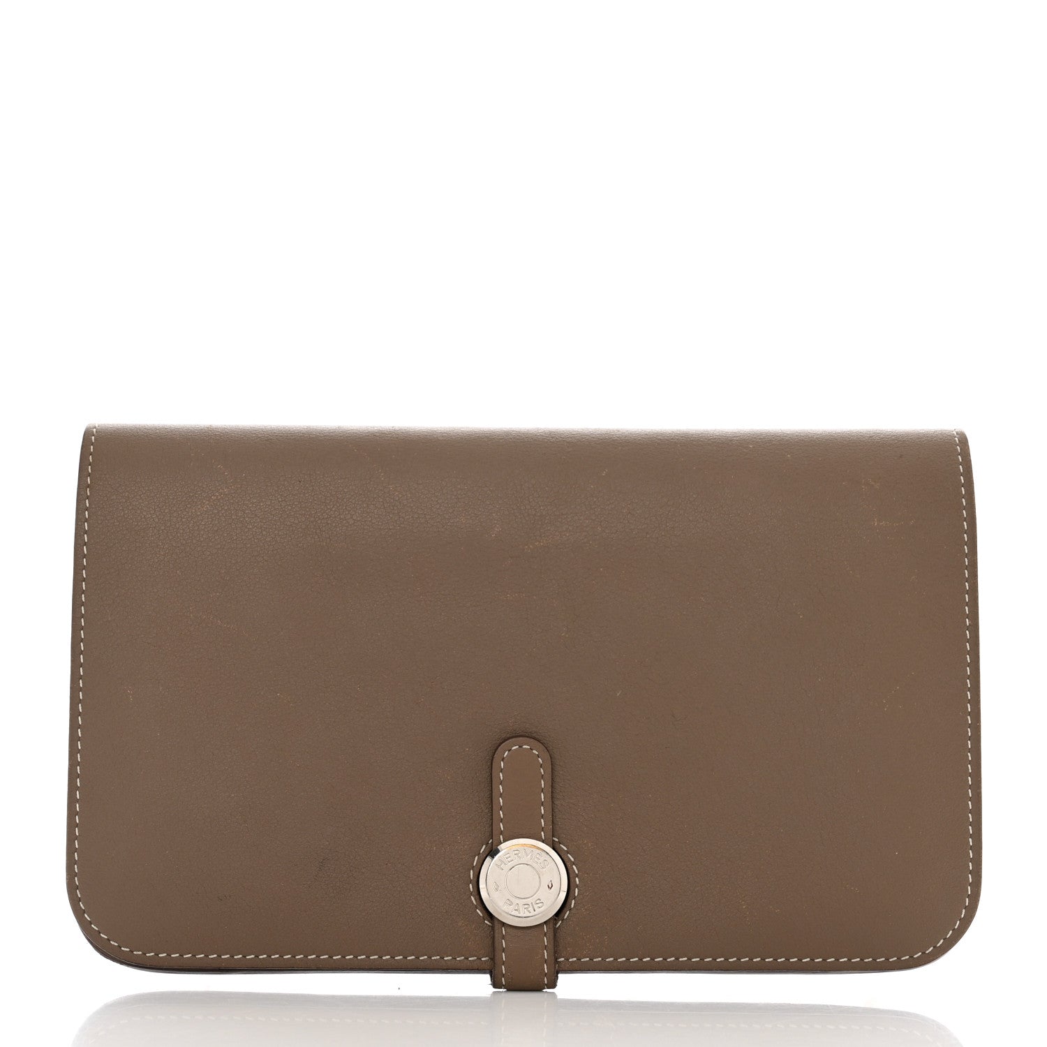 Hermes Swift Dogon Duo Wallet Etoupe 3 of 13