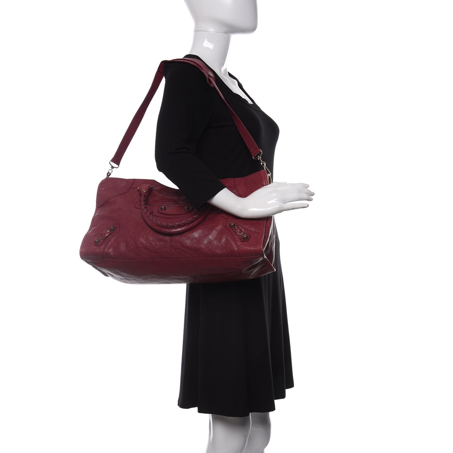 Agneau Giant 12 Rose Gold Hardware Part Time Cassis
