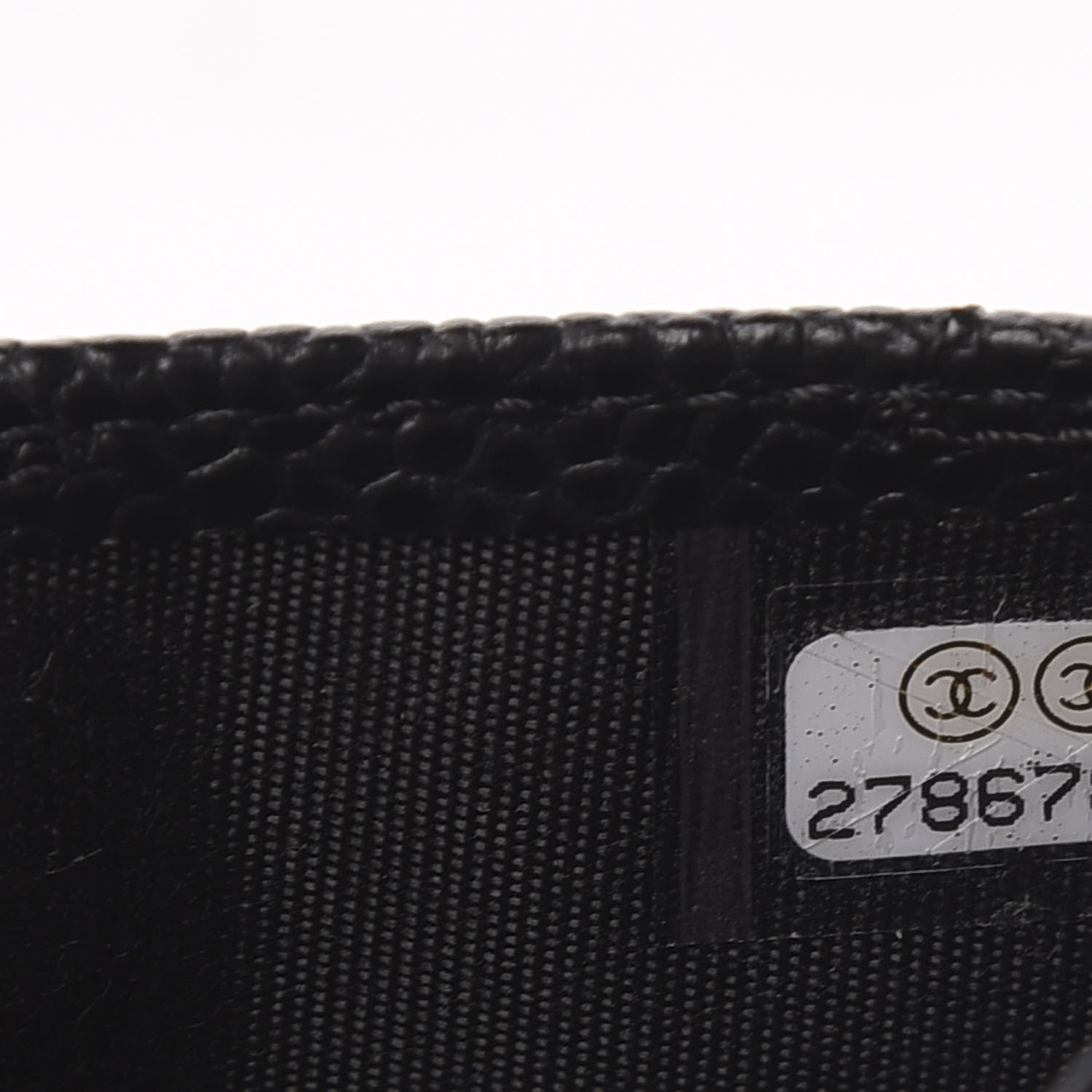 Chanel Caviar Quilted Card Holder Black 8 of 9
