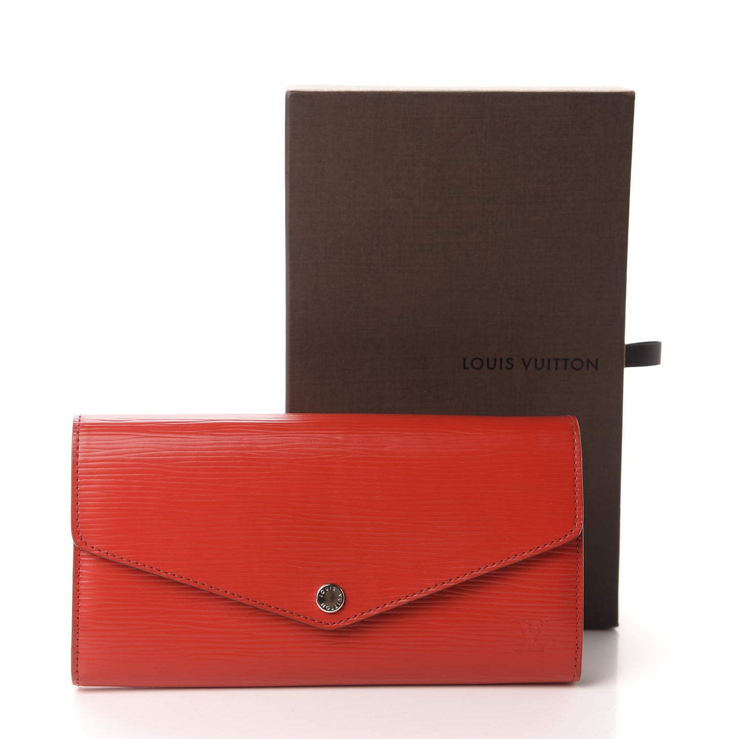 Epi Sarah Wallet NM Coquelicot