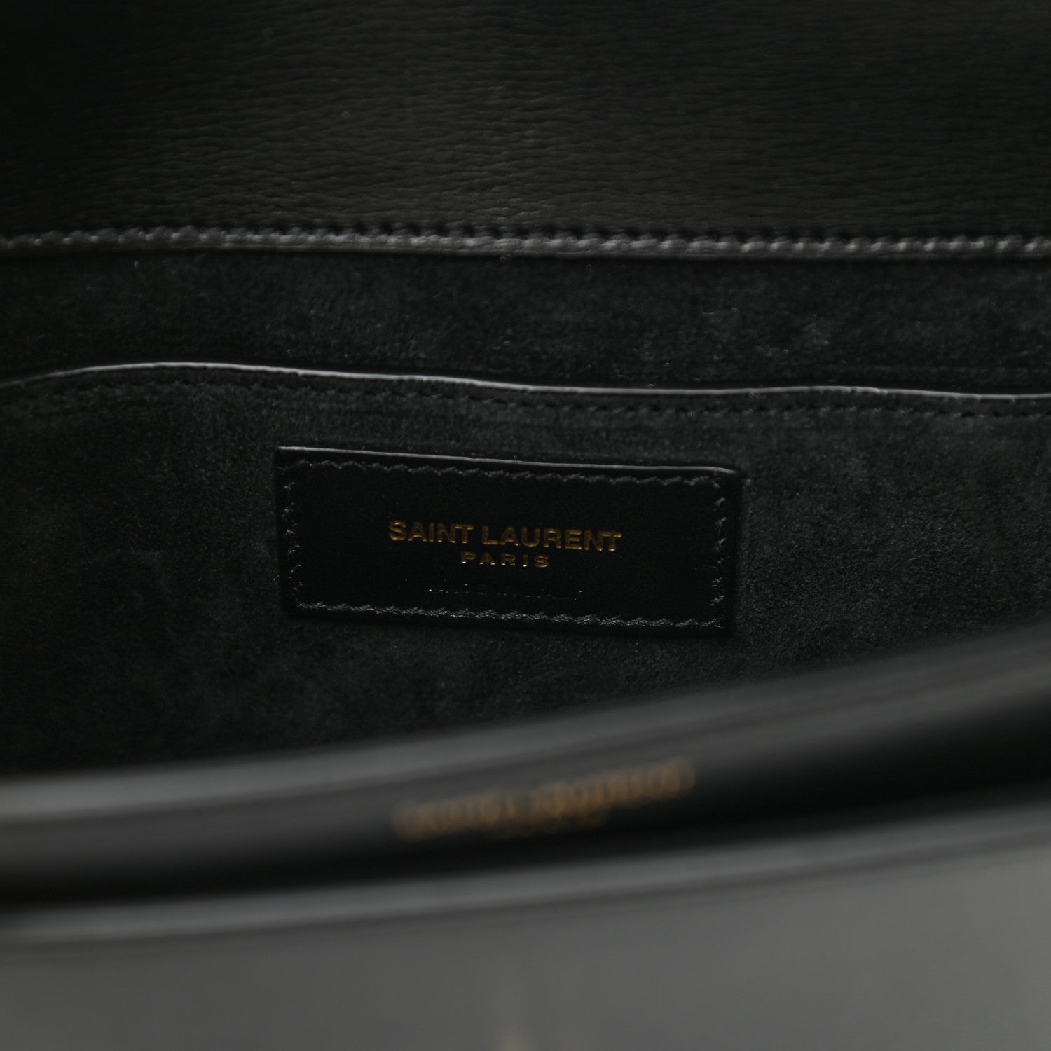 Saint Laurent Calfskin Medium Monogram Sunset Black 6 of 10