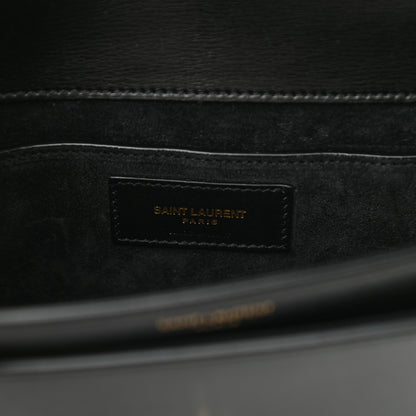 Saint Laurent Calfskin Medium Monogram Sunset Black 6 of 10