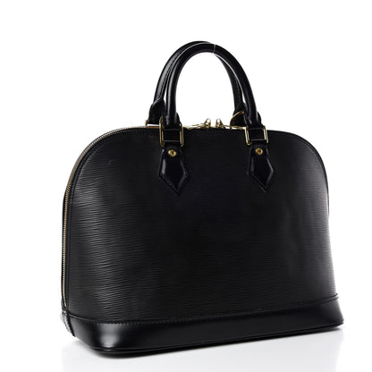 Louis Vuitton Epi Alma PM Black 3 of 15