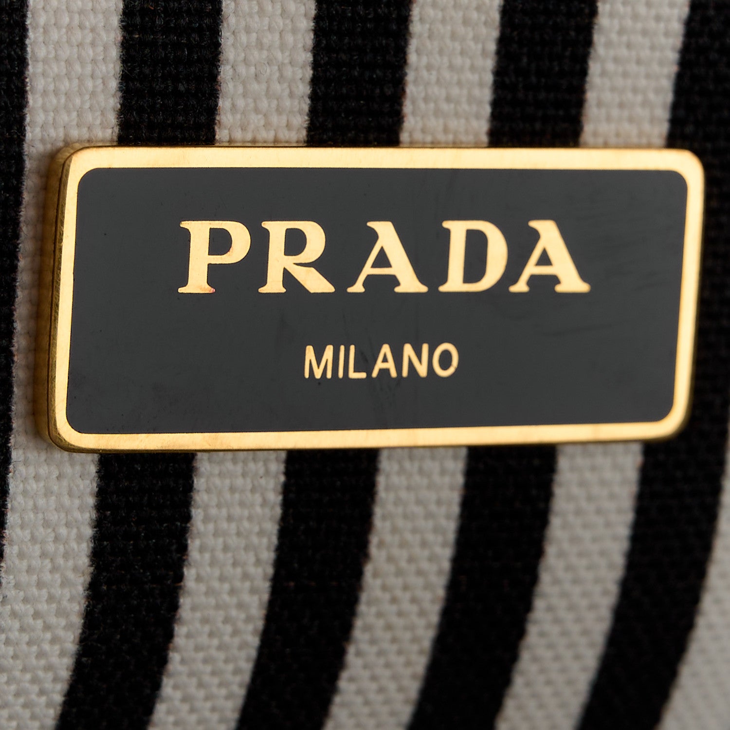 Prada Canapa Logo Tote Black 9 of 17