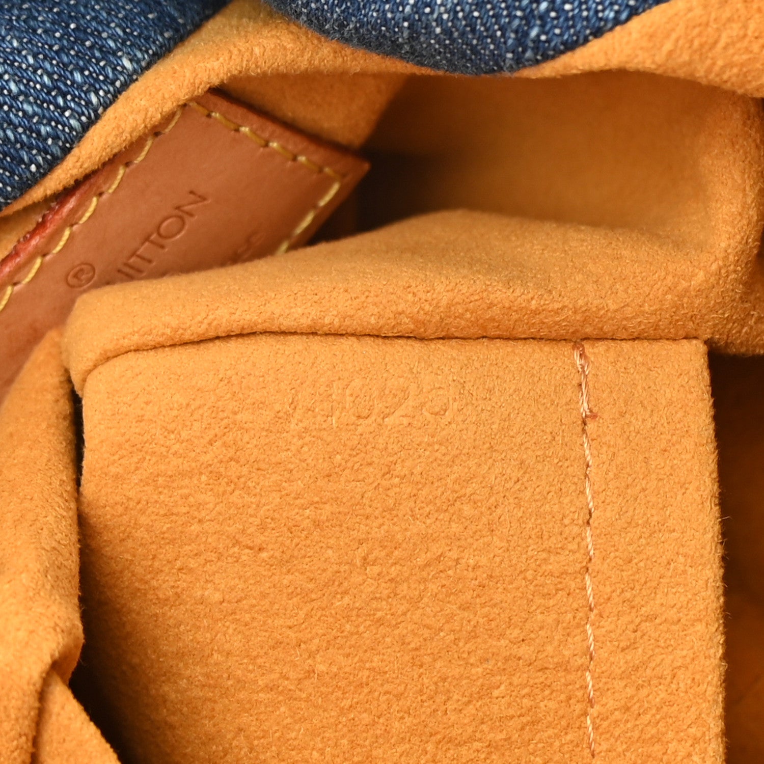 Louis Vuitton Monogram Denim Pleaty Blue 7 of 14