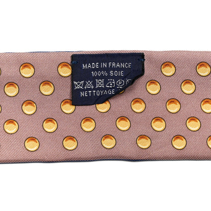 Hermes Silk Grand Tralala Twilly Marron Glacé Marine Gold 4 of 4