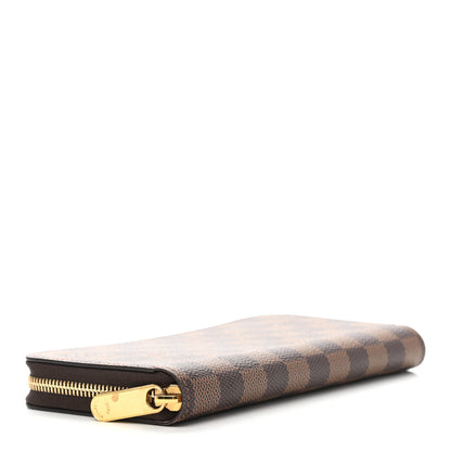 Louis Vuitton Damier Ebene Zippy Wallet Rose Ballerine 4 of 7
