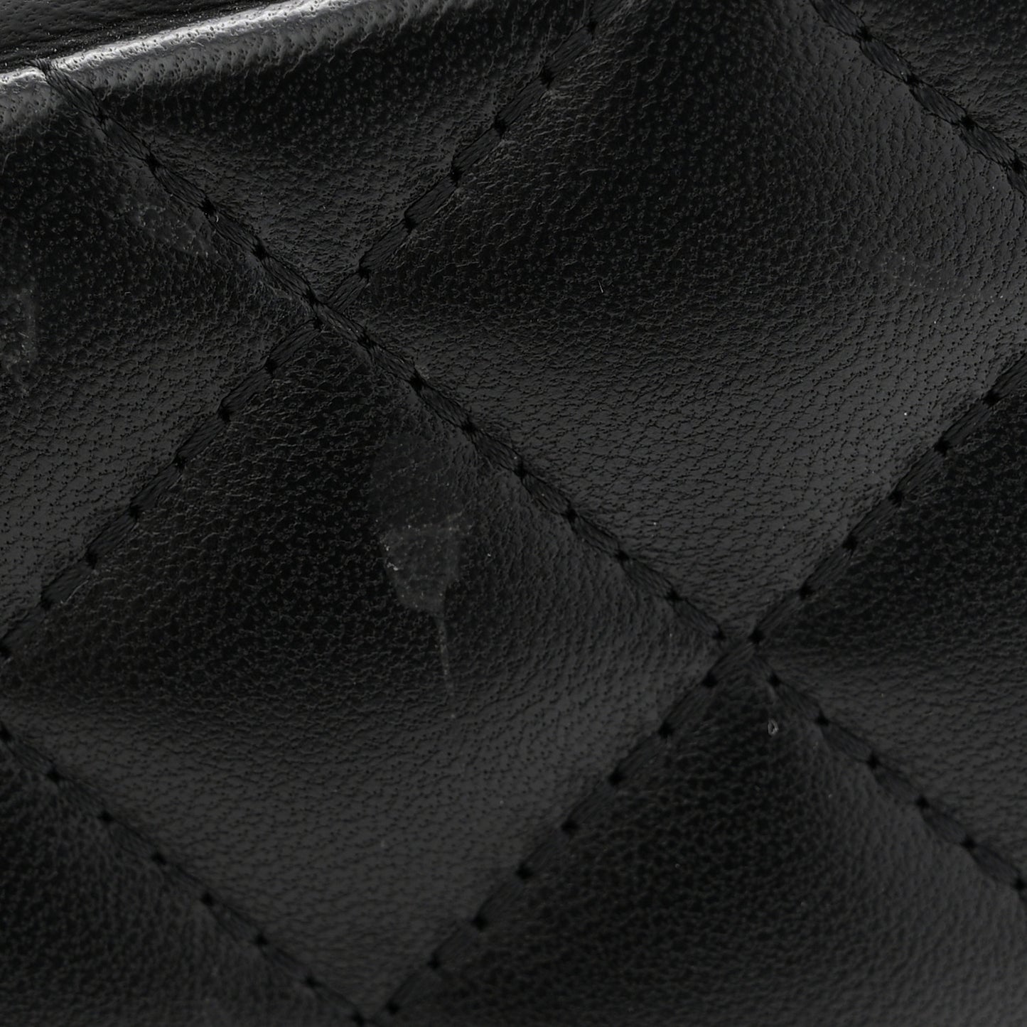 Lambskin Quilted CC Mules Wedge Sandals 40 Black