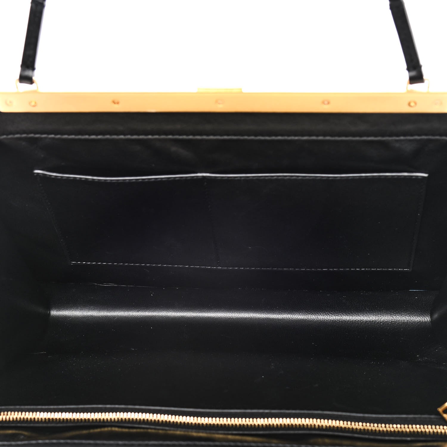 Celine Patina Box Calfskin Medium Clasp Bag Black 5 of 16