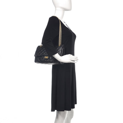 Chanel Aged Calfskin Quilted 2.55 Reissue 226 Flap Black 2 of 16