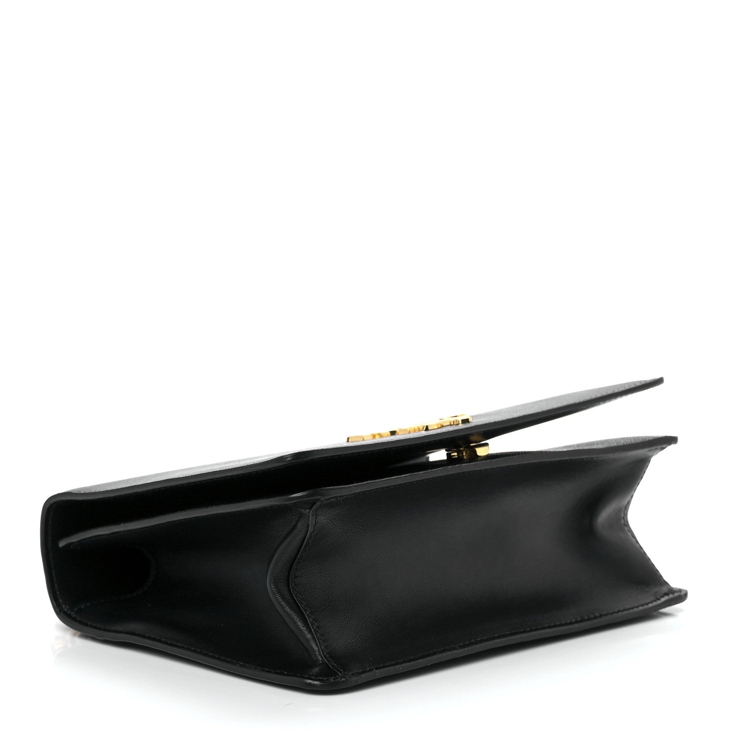 Prada Saffiano Chain Shoulder Bag Black 3 of 9