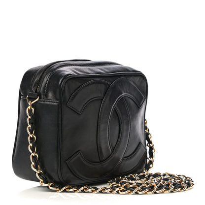 Chanel Lambskin CC Tassel Camera Case Black 3 of 19