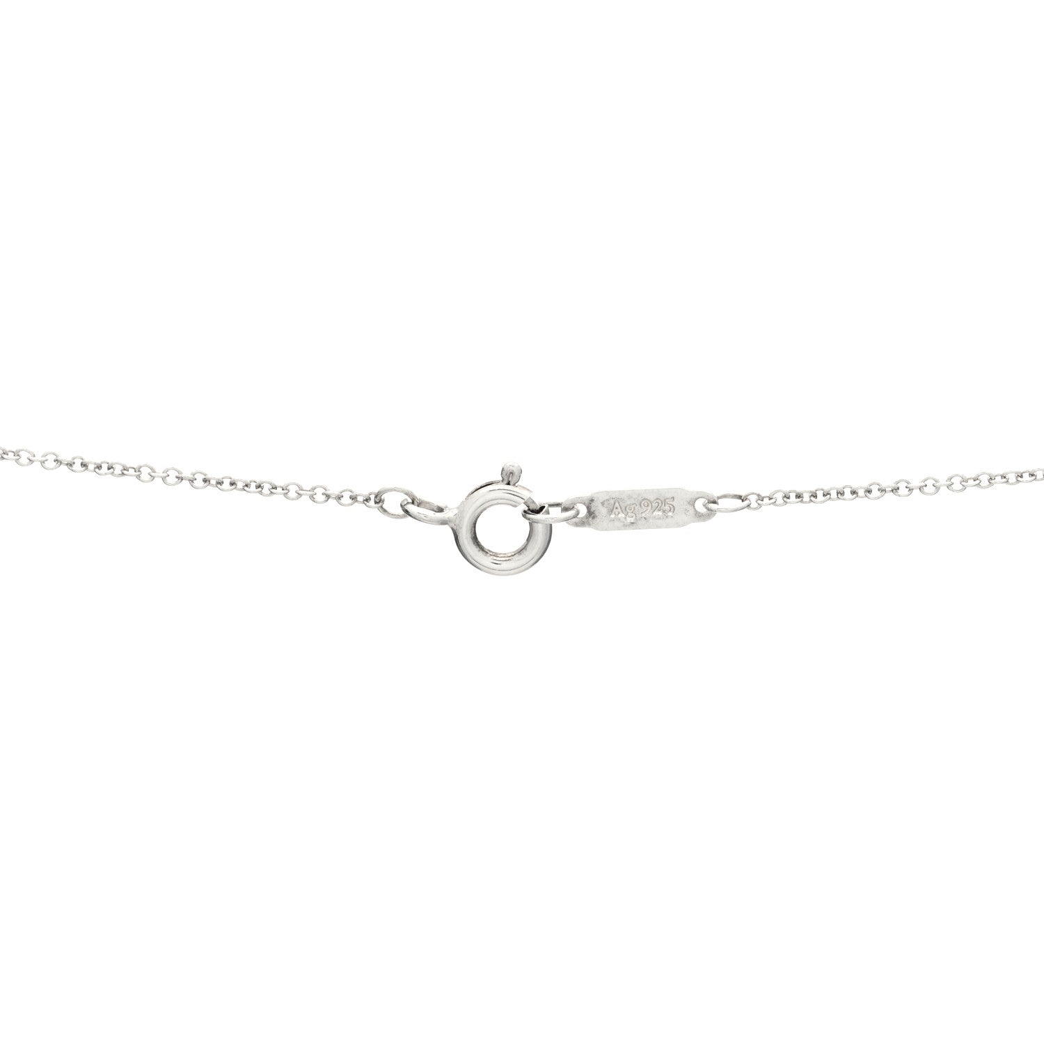 Tiffany Sterling Silver Enamel Return to Tiffany Double Mini Heart Tag Pendant Necklace Blue 4 of 5