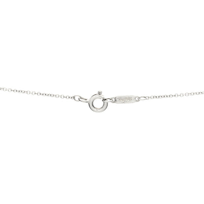 Tiffany Sterling Silver Enamel Return to Tiffany Double Mini Heart Tag Pendant Necklace Blue 4 of 5