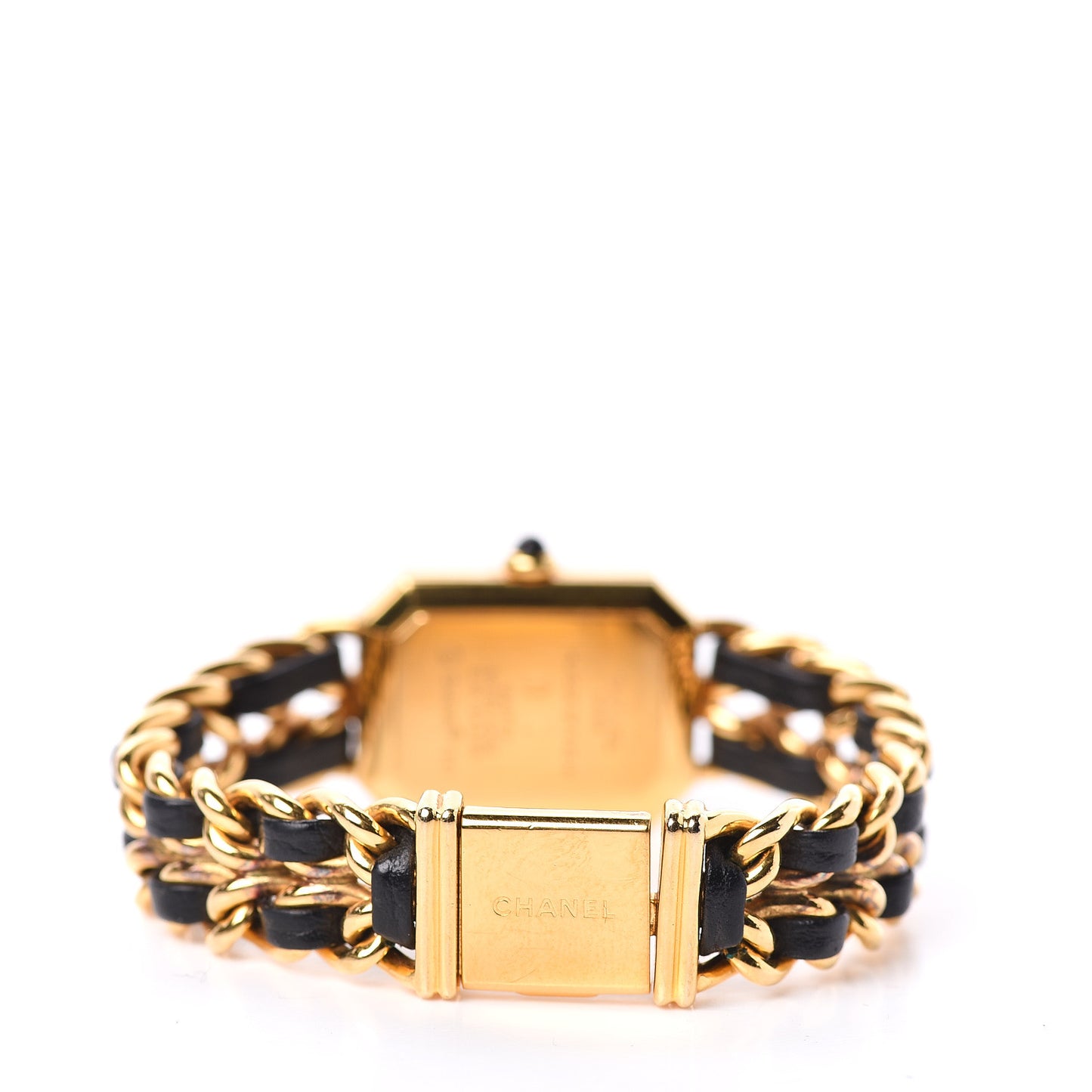 Stainless Steel Lambskin 20mm Chain Premiere Quartz Watch Gold M