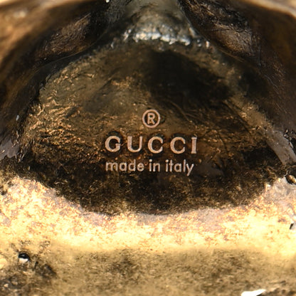 Gucci Metal Lion Head Necklace Gold 6 of 6