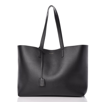 Saint Laurent Calfskin Large Shopping Tote Black 3 of 11