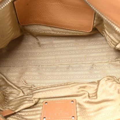 Prada Vitello Daino Tote Sesamo 5 of 11