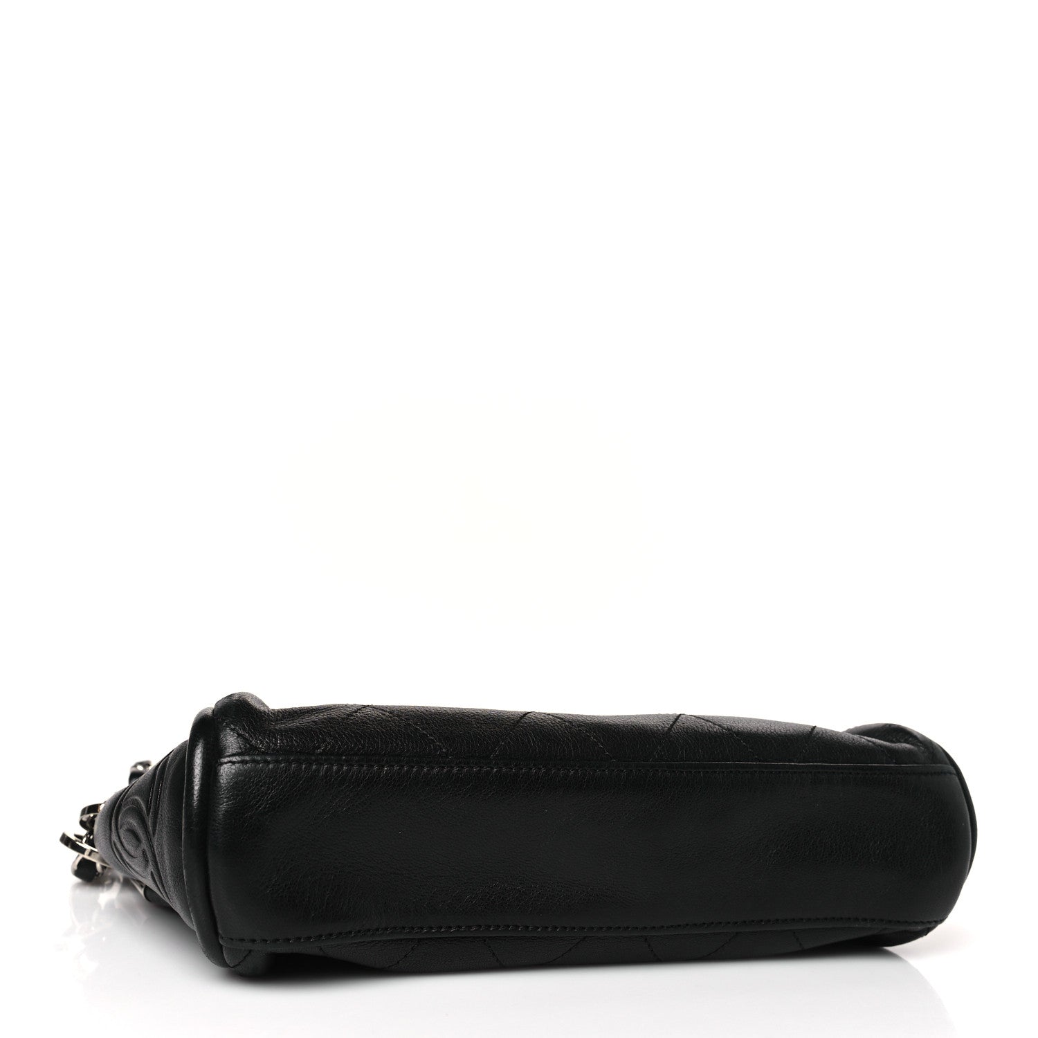 Chanel Lambskin Stitched Small Ultimate Soft Tote Black 4 of 9