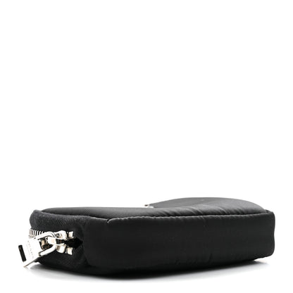 Prada Tessuto Nylon Compact Zip Around Coin Pouch Black 4 of 8