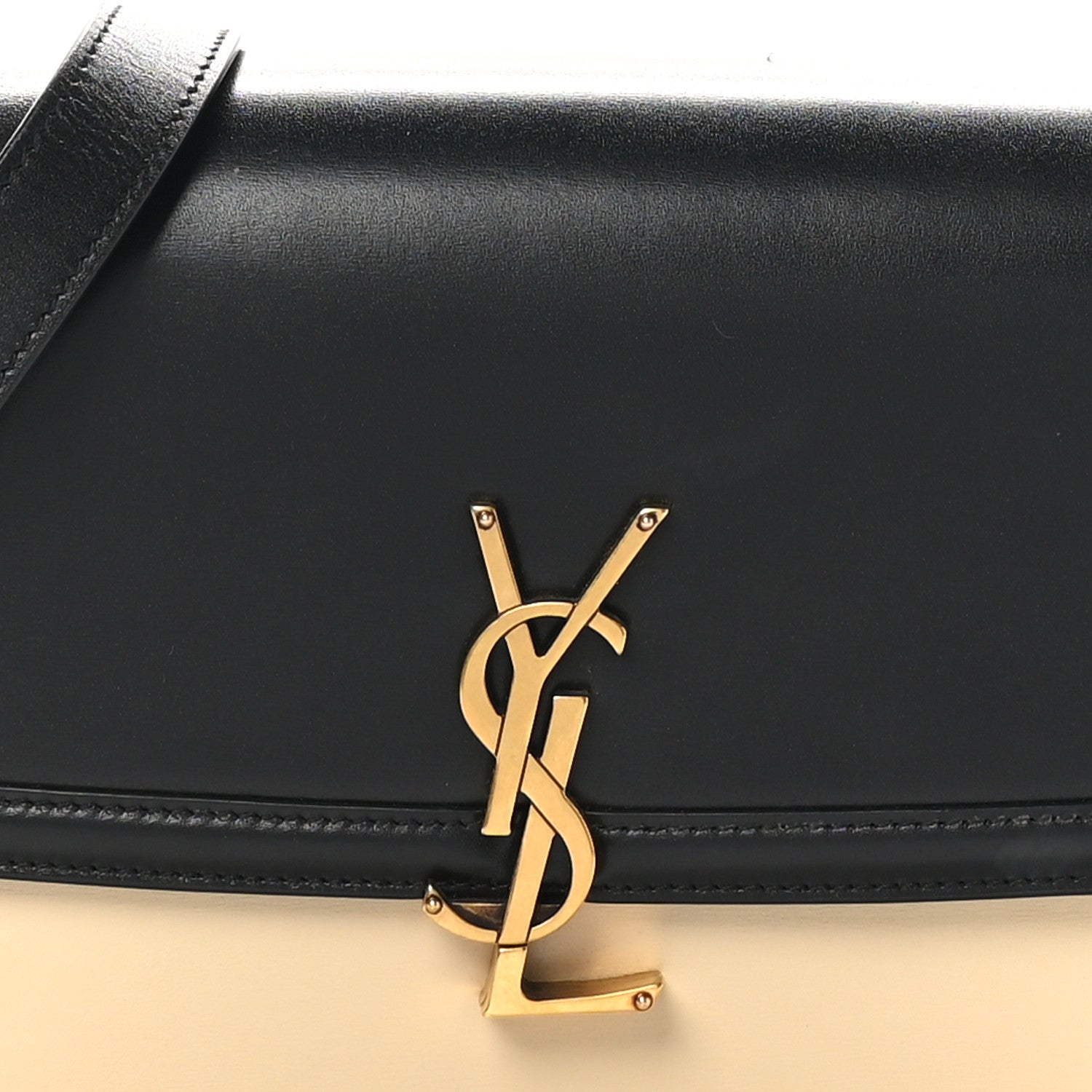 Saint Laurent Soft UltraCalfskin Monogram Medium Solferino Satchel Black Burro 8 of 11