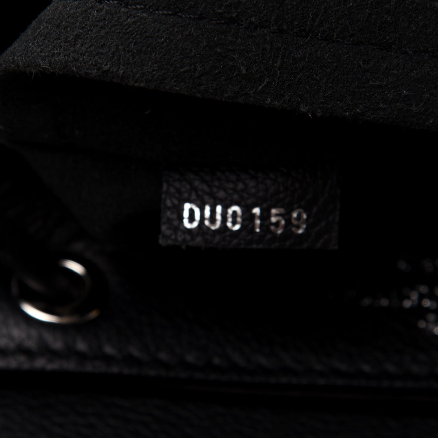 Calfskin Lockme Backpack Black