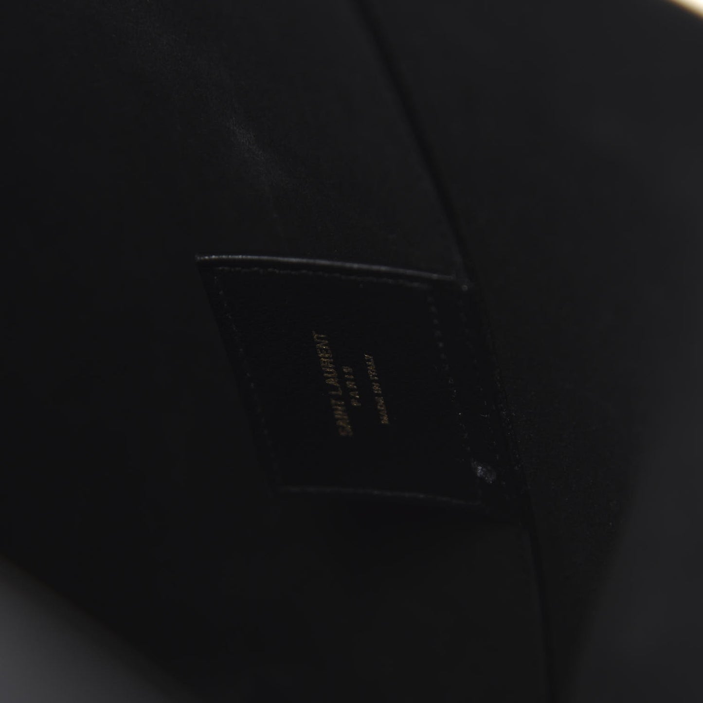 Calfskin Large Shopping Tote Black
