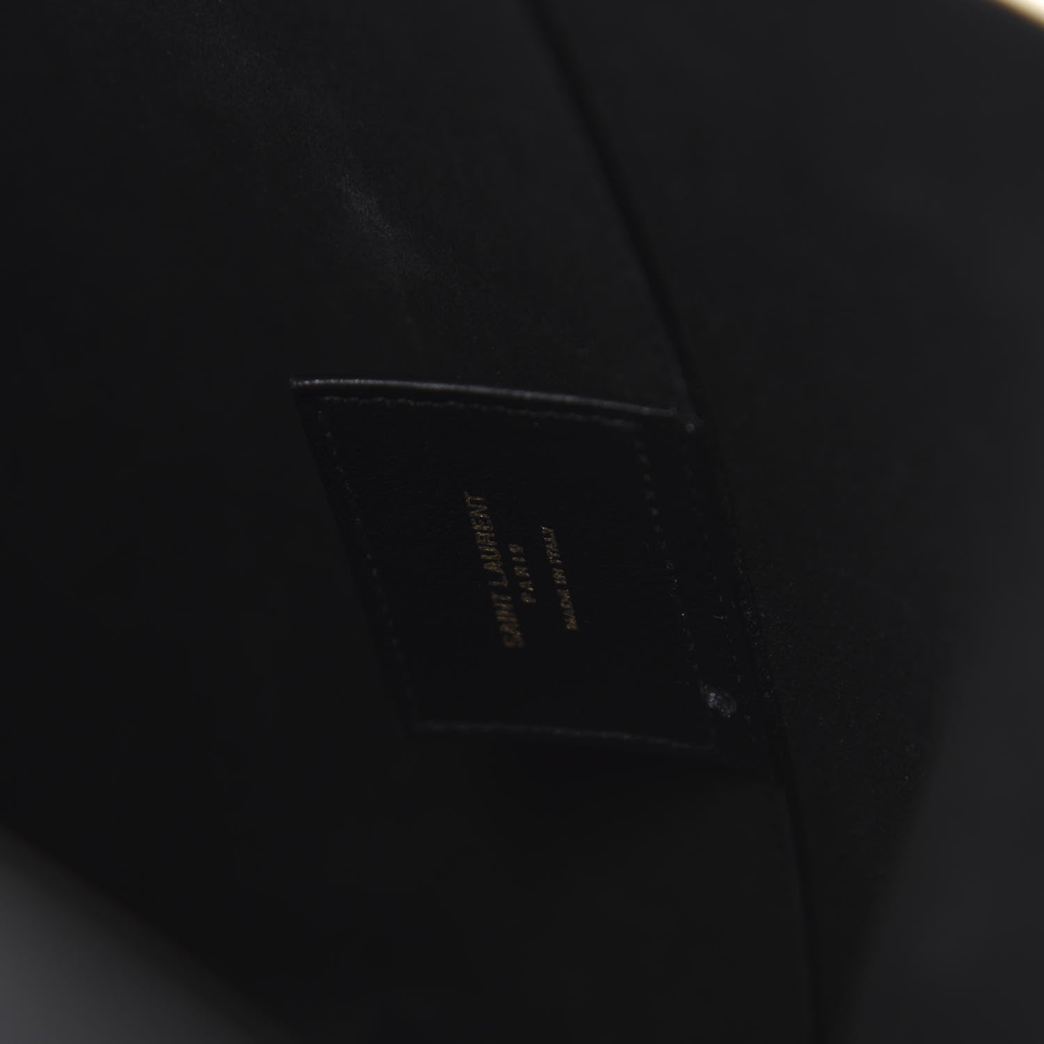 Saint Laurent Calfskin Large Shopping Tote Black 8 of 9