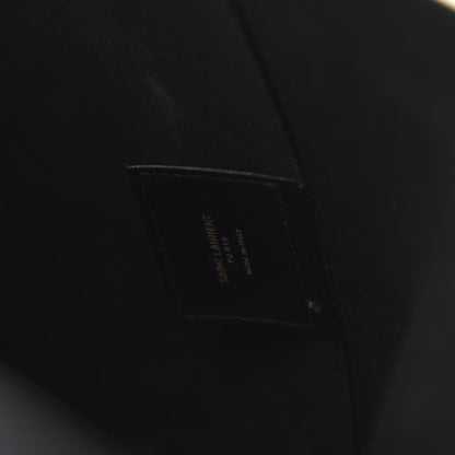 Saint Laurent Calfskin Large Shopping Tote Black 8 of 9