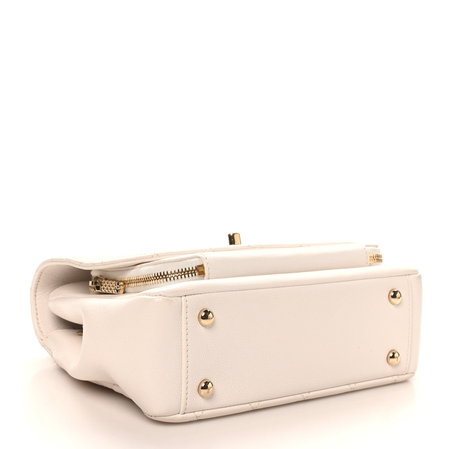 Chanel Caviar Quilted Medium Business Affinity Flap White 4 of 12