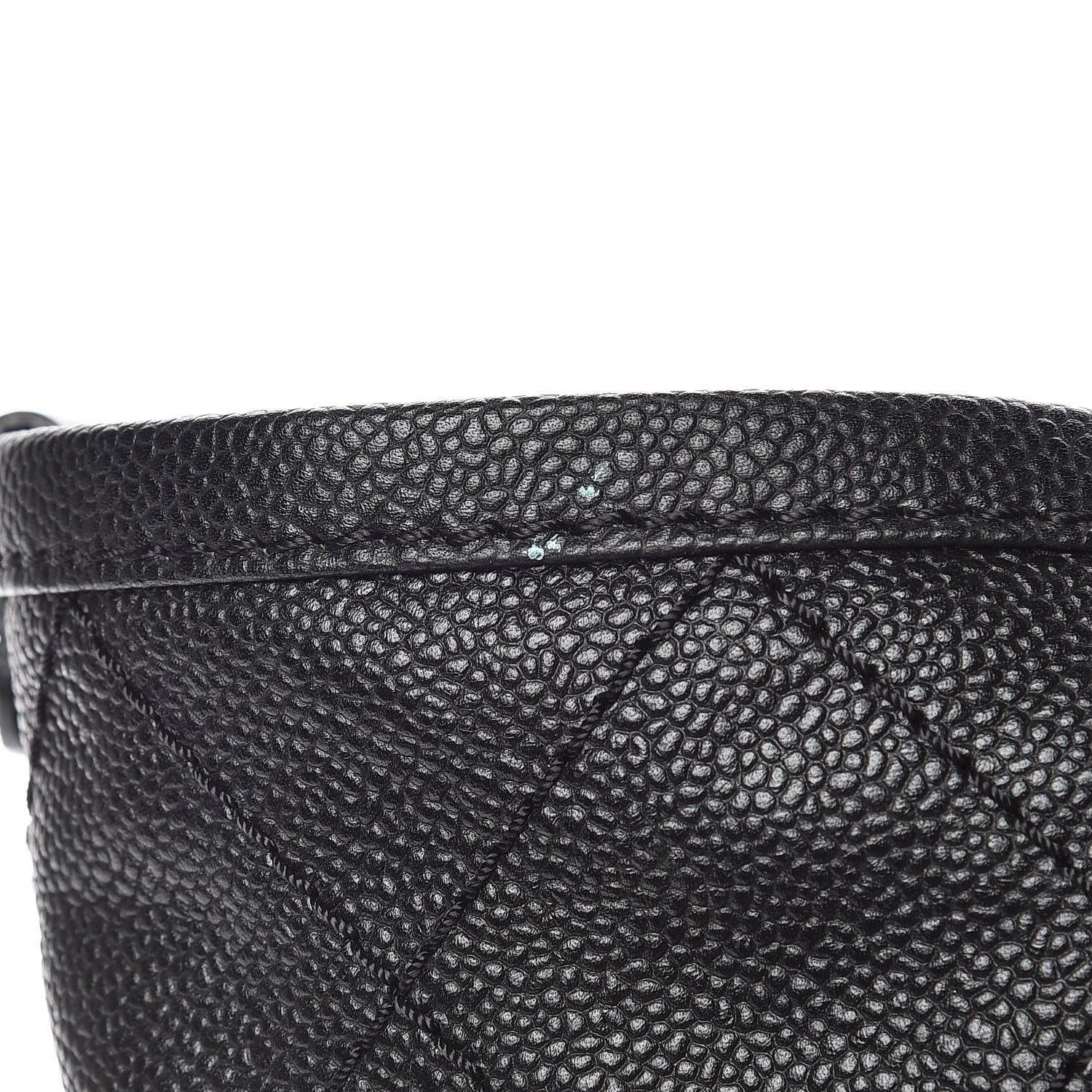 Chanel Grained Calfskin Quilted Large Daily Tote Black 12 of 12