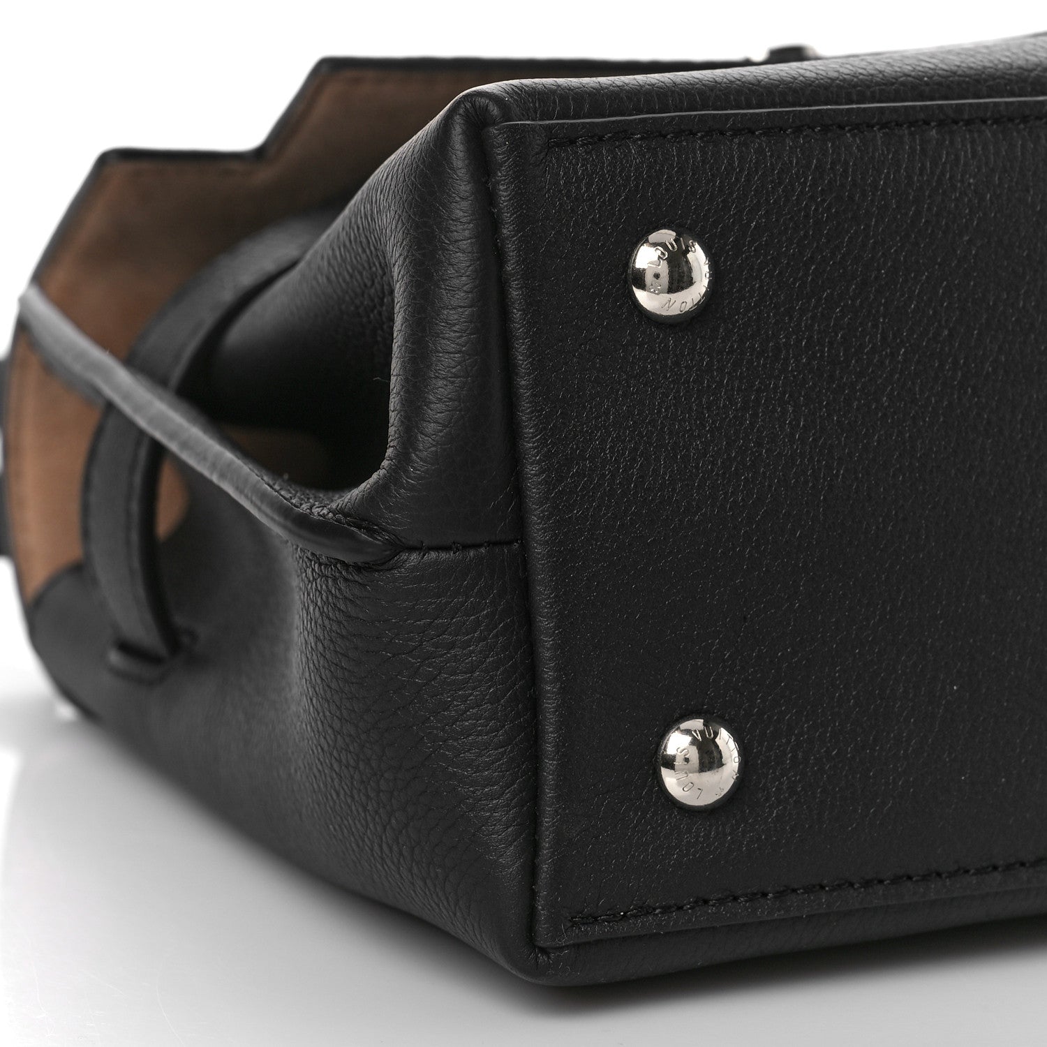 Louis Vuitton Calfskin Lockme Ever BB Black 7 of 8