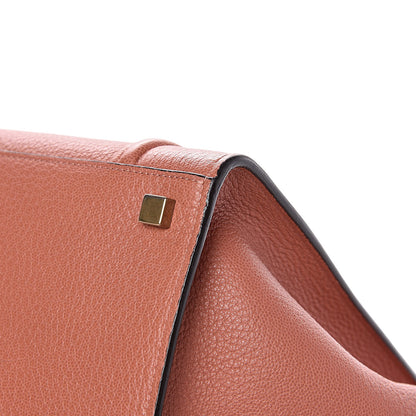 Celine Shiny Grained Calfskin Medium Phantom Luggage Terracotta 10 of 15