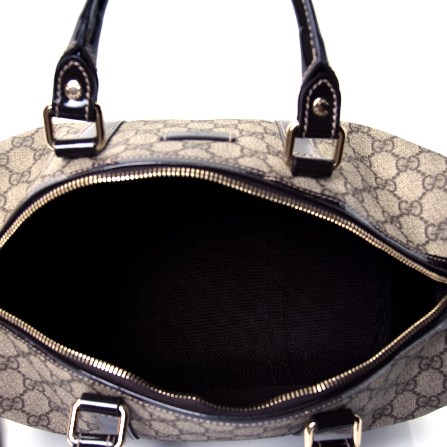 Gucci GG Plus Monogram Medium Joy Boston Dark Brown 4 of 4