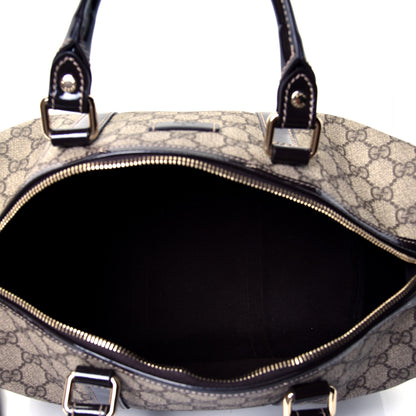 Gucci GG Plus Monogram Medium Joy Boston Dark Brown 4 of 4