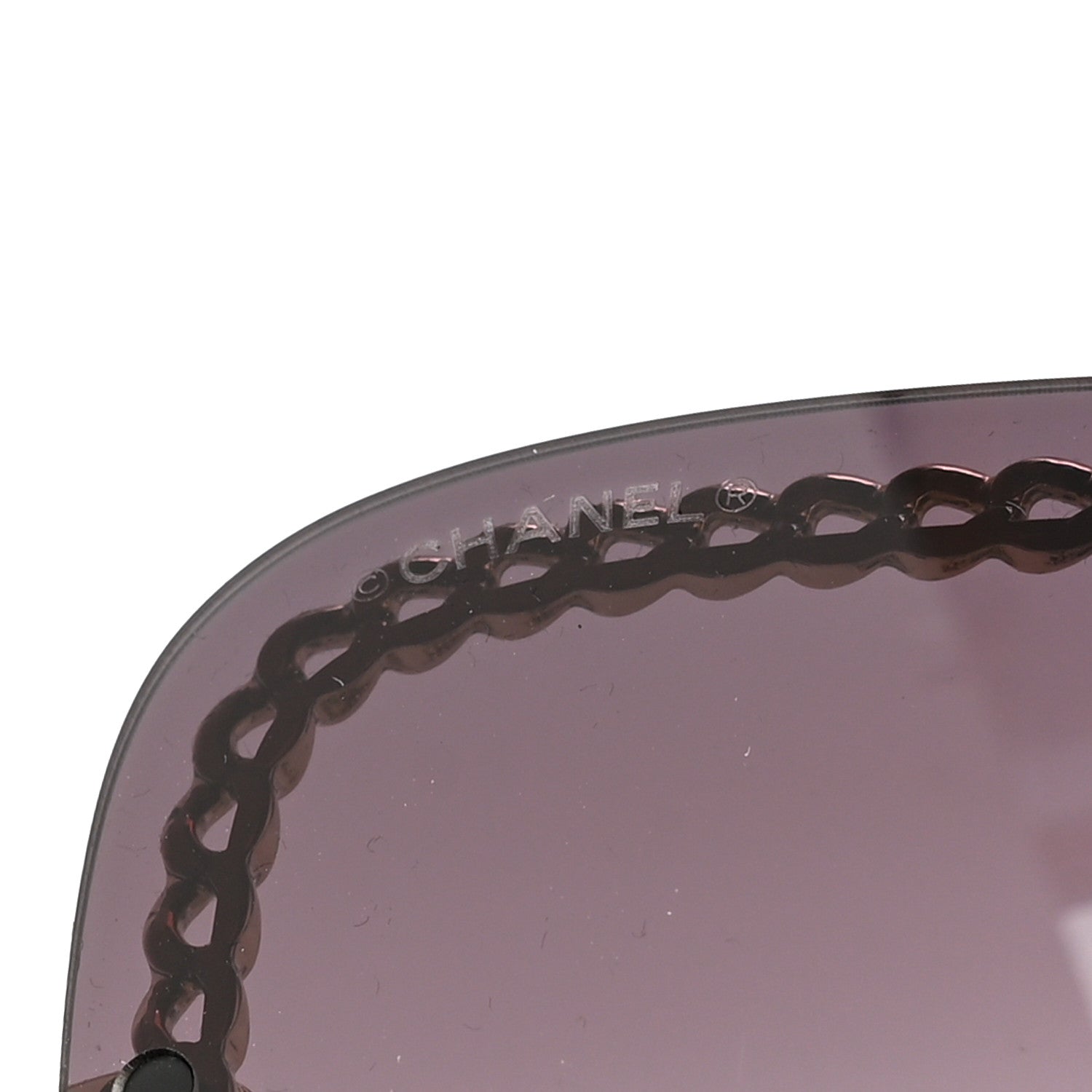 Chanel Metal Removable Chain Square Sunglasses 4244  Black 7 of 8