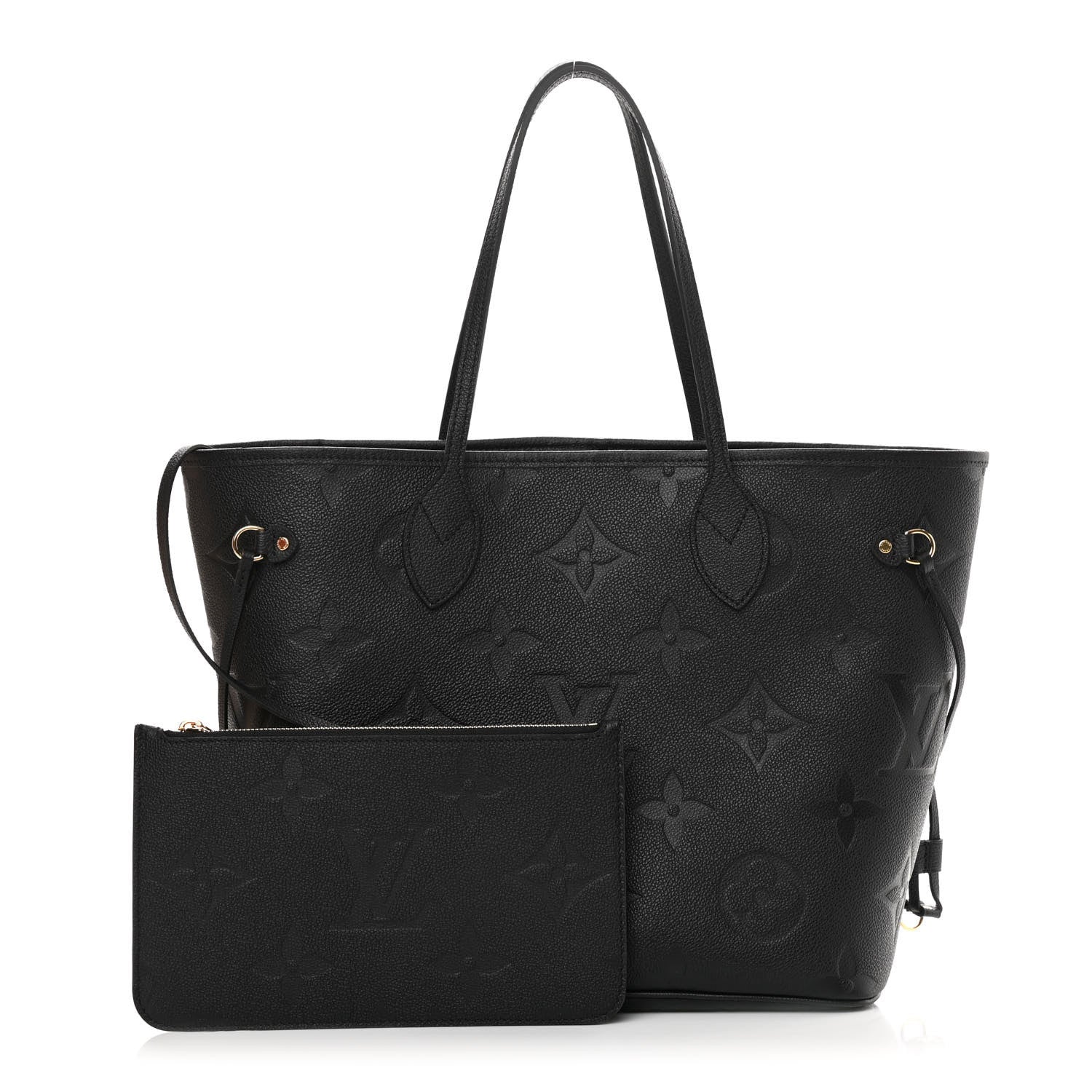 Louis Vuitton Empreinte Monogram Giant Neverfull MM Black 1 of 11
