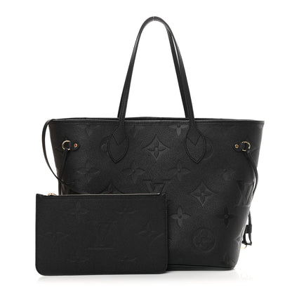 Louis Vuitton Empreinte Monogram Giant Neverfull MM Black 1 of 11