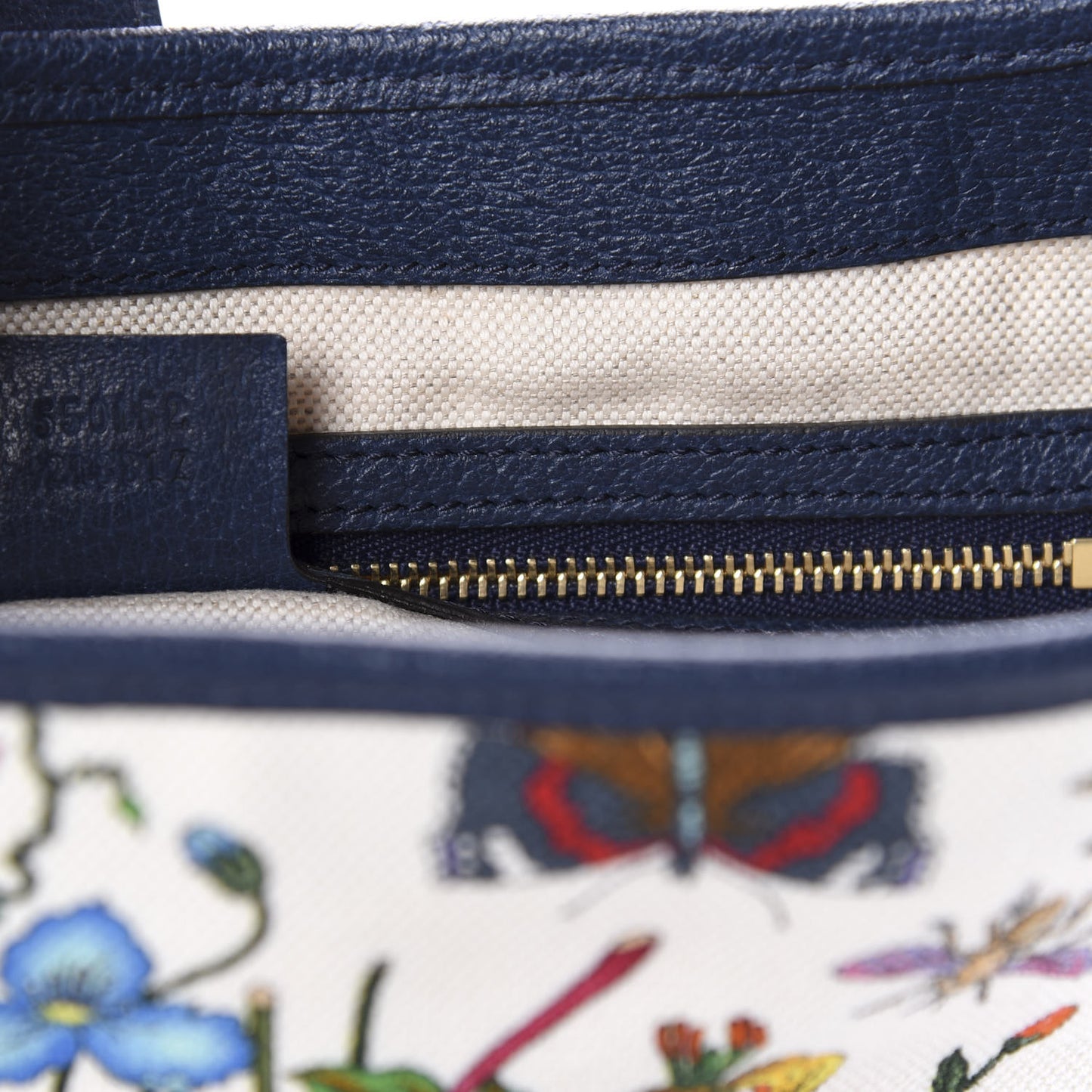 Canvas Flora Medium Jackie Hobo Blue Agata