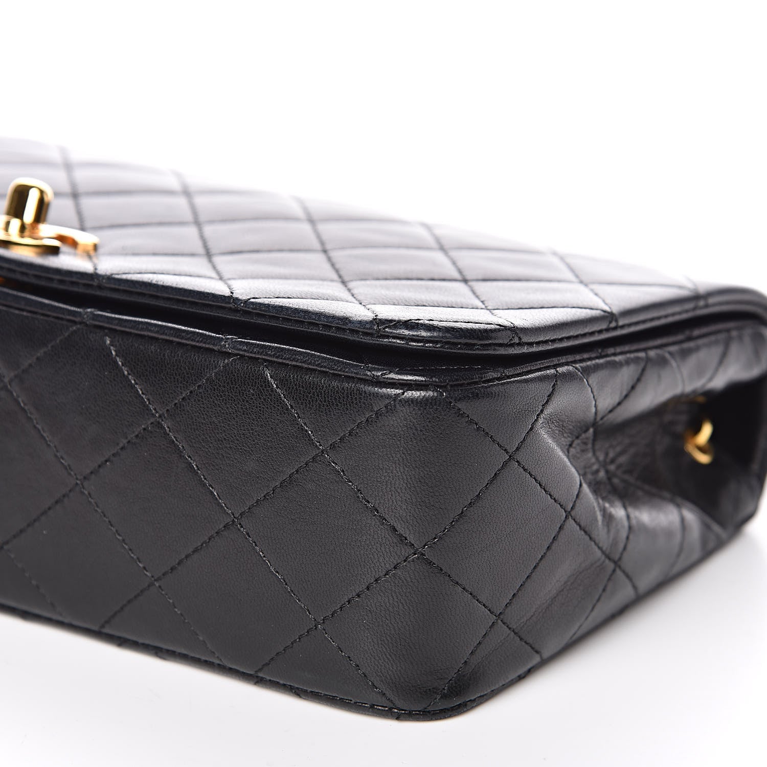 Chanel Lambskin Quilted Small Single Flap Bag Black 10 of 15