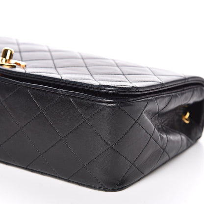 Chanel Lambskin Quilted Small Single Flap Bag Black 10 of 15
