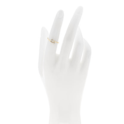 Tiffany 18K Yellow Gold Diamond Elsa Peretti Hoop Ring 50 5.25 2 of 4