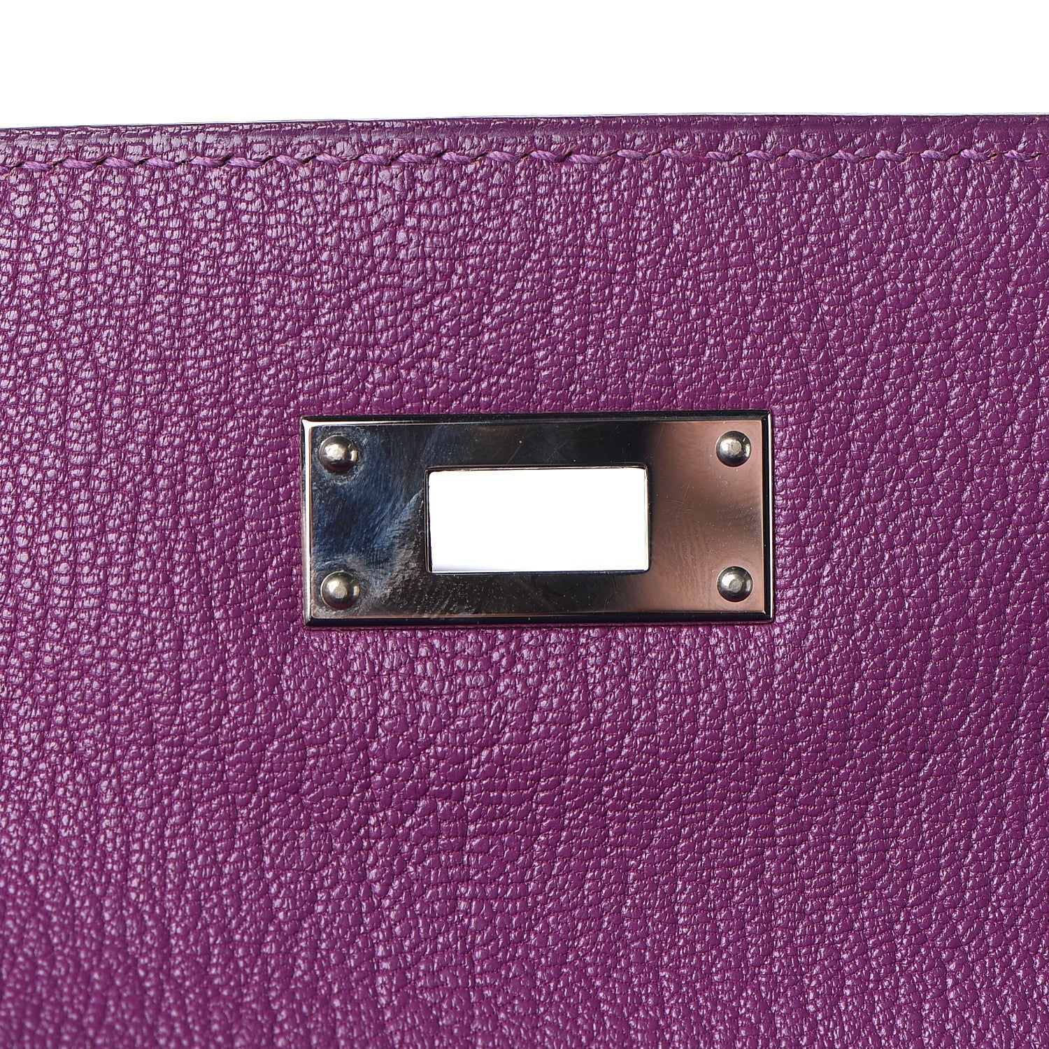 Hermes Chevre Mysore Horseshoe Kelly Retourne 28 Anemone Iris 27 of 42