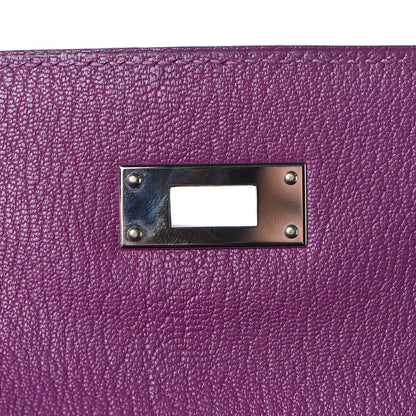 Hermes Chevre Mysore Horseshoe Kelly Retourne 28 Anemone Iris 27 of 42
