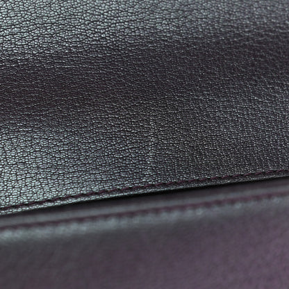Chanel Iridescent Goatskin Quilted New Medium Boy Flap Purple 8 of 10