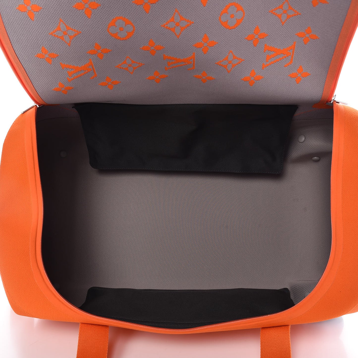 Knit Monogram Horizon Soft Duffle 55 Orange