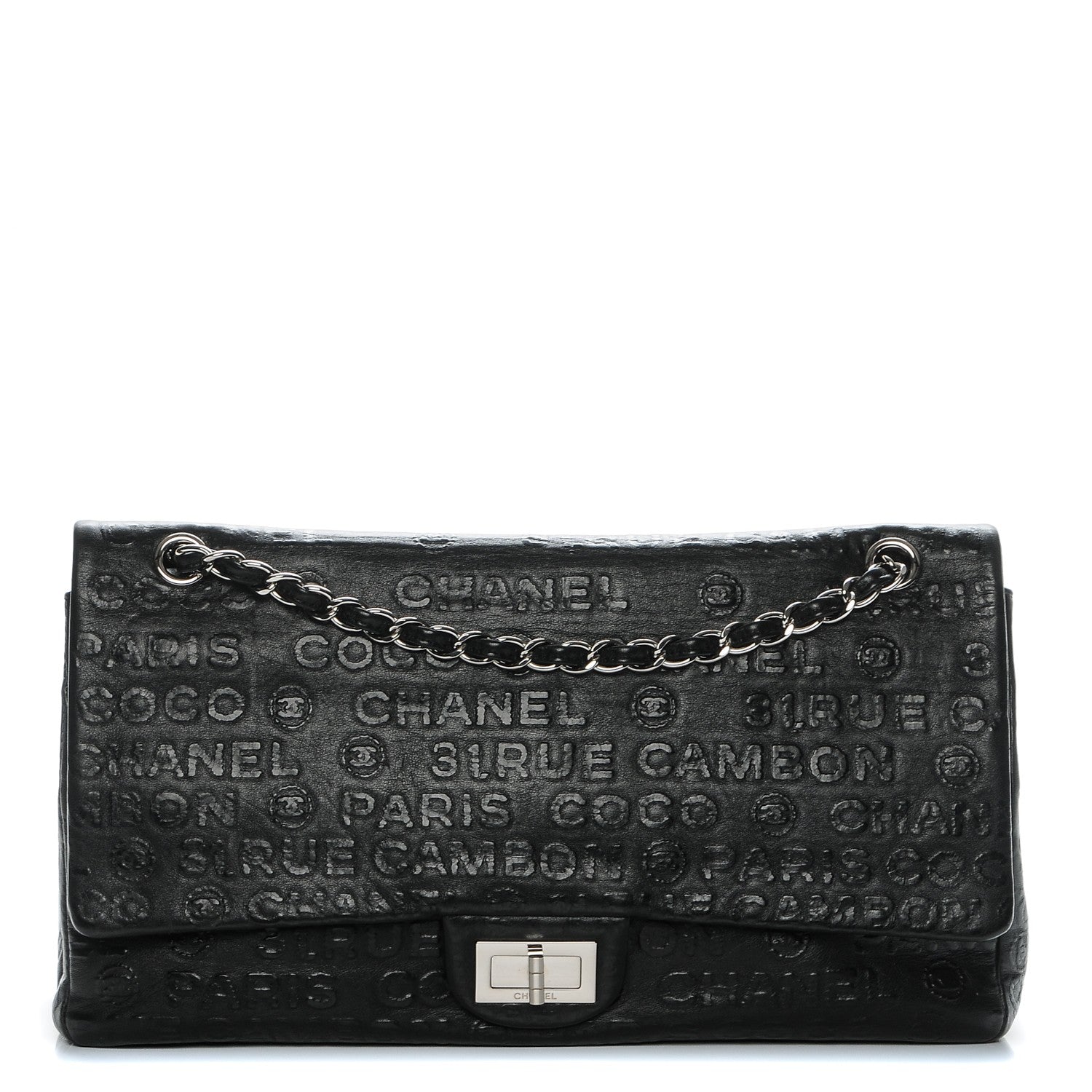 Chanel Calfskin Unlimited Jumbo Double Flap Black 1 of 8