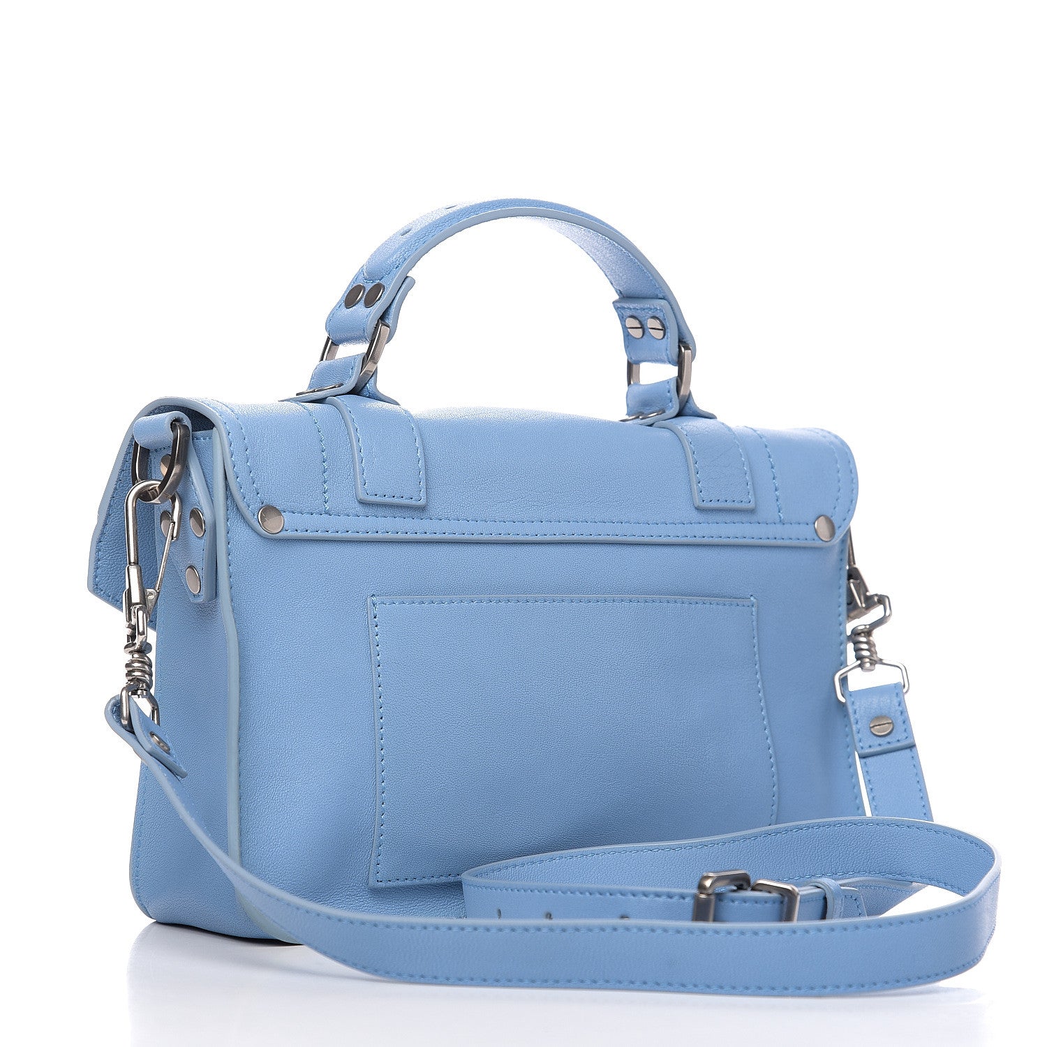Proenza Schouler Lambskin Tiny PS1 Satchel Light Blue 2 of 9